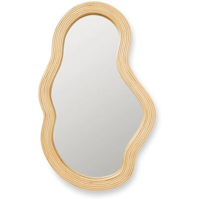 Ferm Living - Specchio da Parete Pond - Beige - Design Ispirato all'Acqua - Specchio Murale Ferm Living - Specchio da Parete Pond - Beige - Design Ispirato all'Acqua - Specchio Murale
