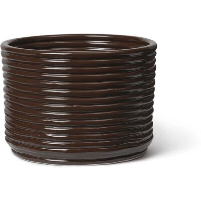 Ferm Living Corduroy Keramikkrukke 20cm - Brun Ferm Living Corduroy Keramikkrukke 20cm - Brun