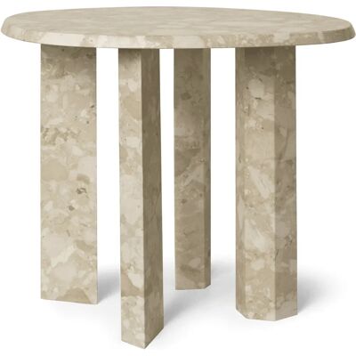 Ferm Living Taula Beistelltisch - Marmor, 45 cm, Ø 54,4 cm Ferm Living Taula Beistelltisch - Marmor, 45 cm, Ø 54,4 cm