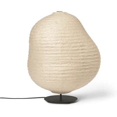 Ferm Living Hvit Kurbis Gulvlampe - Organisk rispapir - 63,3cm Ferm Living Hvit Kurbis Gulvlampe - Organisk rispapir - 63,3cm