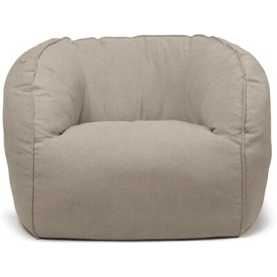 Fauteuil Ferm Living Nesten - Coton recyclé Naturel - Publicité Fauteuil Ferm Living Nesten - Coton recyclé Naturel - Publicité