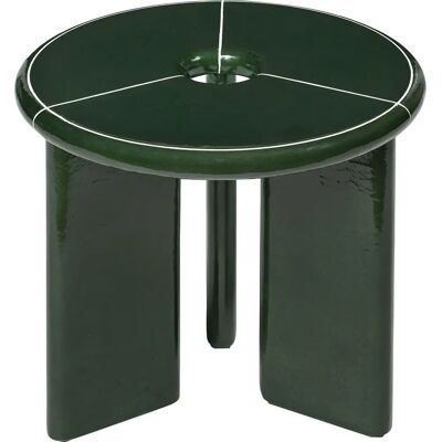 Ferm Living Deya Table d'Appoint en Béton Fibré Vert - Publicité Ferm Living Deya Table d'Appoint en Béton Fibré Vert - Publicité
