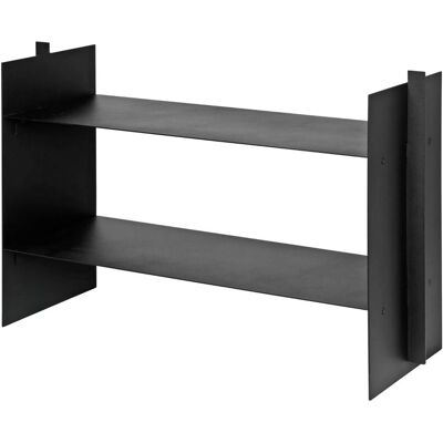 Étagère en aluminium Ferm Living - Noir industriel - Publicité Étagère en aluminium Ferm Living - Noir industriel - Publicité