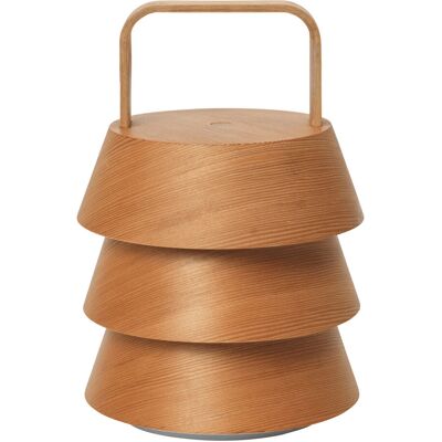Lampada da tavolo portatile LED Ferm Living Luver - Marrone Lampada da tavolo portatile LED Ferm Living Luver - Marrone