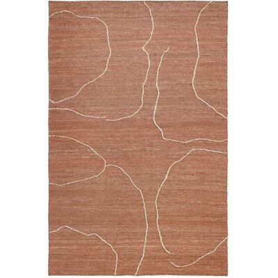 Tapis en jute terracotta Gesso - Tapis - Publicité Tapis en jute terracotta Gesso - Tapis - Publicité