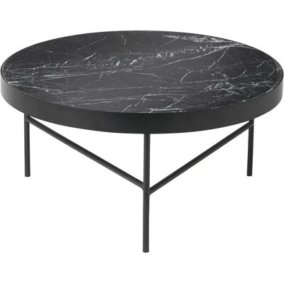 Ferm LIVING Marmorbord Stor Ø 70,5cm - Svart Ferm LIVING Marmorbord Stor Ø 70,5cm - Svart