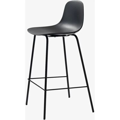 Hel 2-pack svarta ergonomiska barstolar Hel 2-pack svarta ergonomiska barstolar