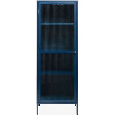 Unique Furniture Bronco Vitrinen - Blau - Glas & Metall Unique Furniture Bronco Vitrinen - Blau - Glas & Metall