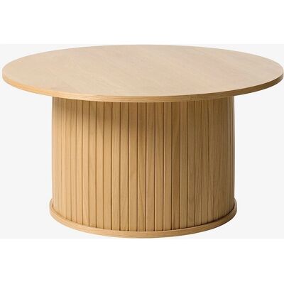 Homeroom Rondo soffbord - Diameter 90cm, Naturlig ek Homeroom Rondo soffbord - Diameter 90cm, Naturlig ek