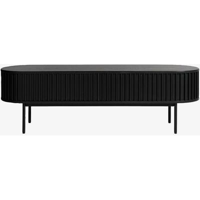 Unique Furniture Amelia 48x160x45cm sort nordisk TV-skab Unique Furniture Amelia 48x160x45cm sort nordisk TV-skab