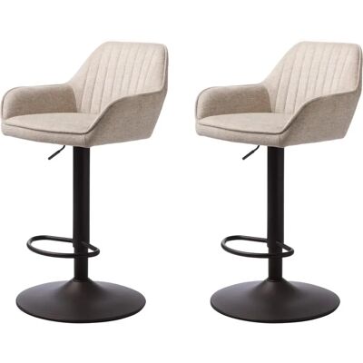 Homeroom Beige Barstol Borgholm - Justerbar Høyde Moderne Design Homeroom Beige Barstol Borgholm - Justerbar Høyde Moderne Design