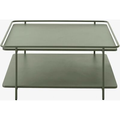 SoffaDirekt Minna Sofa Bord - Olivengrøn - 75x75 cm SoffaDirekt Minna Sofa Bord - Olivengrøn - 75x75 cm