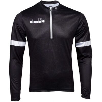 Diadora - Valter - Svart - XXL - Syklingtrøye Diadora - Valter - Svart - XXL - Syklingtrøye