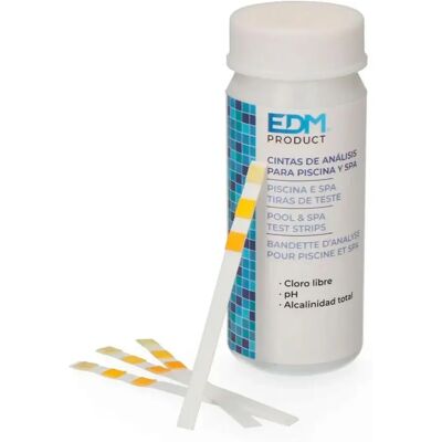 Marca EDM 81011 pH Metro - Strisce reattive pH & Test acqua piscina - 50 unità Marca EDM 81011 pH Metro - Strisce reattive pH & Test acqua piscina - 50 unità