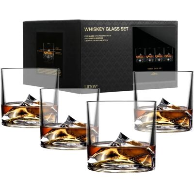 Liiton Everest Kristall Whiskyglas Set - 4 Stück Liiton Everest Kristall Whiskyglas Set - 4 Stück