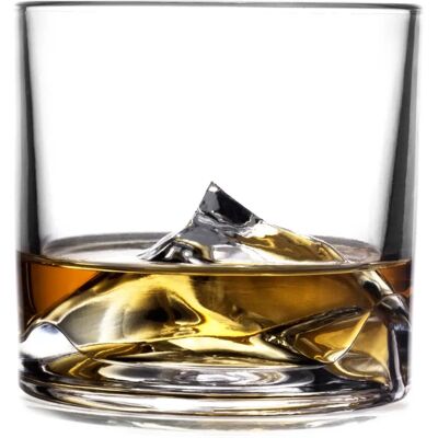 Liiton Denali Kristall-Whiskeygläser - 2er-Set, 270 ml, Everest Basis 3D Liiton Denali Kristall-Whiskeygläser - 2er-Set, 270 ml, Everest Basis 3D