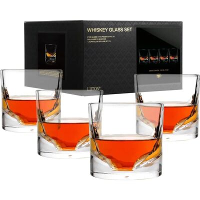 Ποτήρια ουίσκι Liiton Grand Canyon - 4 τεμάχια - 300ml Ποτήρια ουίσκι Liiton Grand Canyon - 4 τεμάχια - 300ml