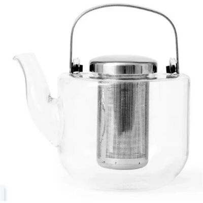 Viva Scandinavia Bjorn Glasteekanne - 650ml, Transparent, Edelstahl-Infuser Viva Scandinavia Bjorn Glasteekanne - 650ml, Transparent, Edelstahl-Infuser