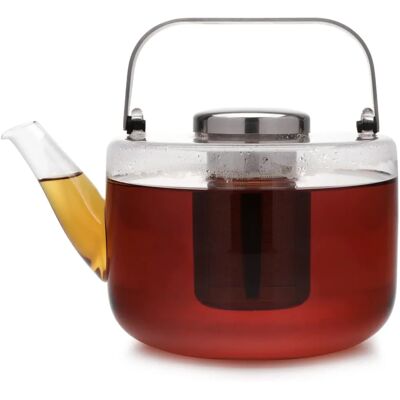 Viva Scandinavia Bjorn Théière en Verre - 1,2L, Acier Inoxydable - Publicité Viva Scandinavia Bjorn Théière en Verre - 1,2L, Acier Inoxydable - Publicité