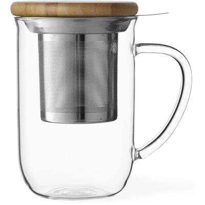 VIVA Scandinavia Minima Balance Glastasse - Teetasse, Klar, 500ml, Skandinavische Marke VIVA Scandinavia Minima Balance Glastasse - Teetasse, Klar, 500ml, Skandinavische Marke