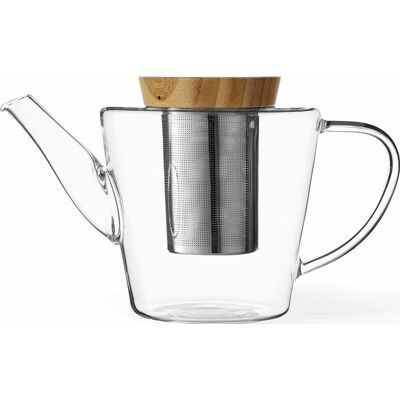 Viva Scandinavia Infusion Wood Glas-Teekanne - 1,2L Viva Scandinavia Infusion Wood Glas-Teekanne - 1,2L