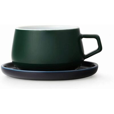 Viva Scandinavia Ella Tasse à Thé Verte - Soucoupe et Tasse - 250ml Porcelaine - Publicité Viva Scandinavia Ella Tasse à Thé Verte - Soucoupe et Tasse - 250ml Porcelaine - Publicité
