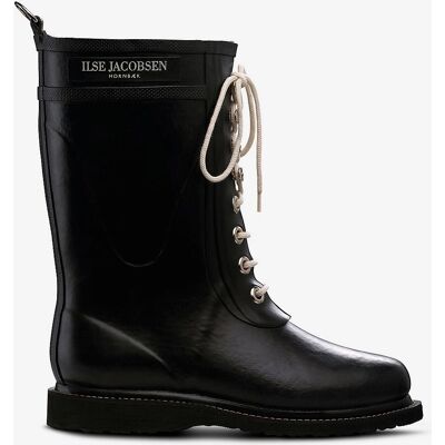 Ilse Jacobsen 3/4 Bottes en Caoutchouc - Bottes en Caoutchouc Noires - Publicité Ilse Jacobsen 3/4 Bottes en Caoutchouc - Bottes en Caoutchouc Noires - Publicité