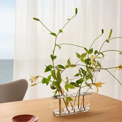 Fritz Hansen - Ikebana Vase Stor Rustfritt Stål Fritz Hansen - Ikebana Vase Stor Rustfritt Stål