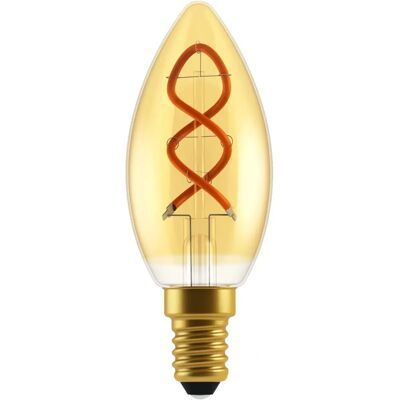 Nordlux LED-lamp - E14, Goud, Spiraalvorm - 2.5W - Producttype Nordlux LED-lamp - E14, Goud, Spiraalvorm - 2.5W - Producttype