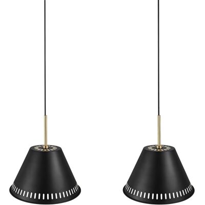 Nordlux Pine 2 Kit Noir - Lampe de plafond - Style industriel - Publicité Nordlux Pine 2 Kit Noir - Lampe de plafond - Style industriel - Publicité