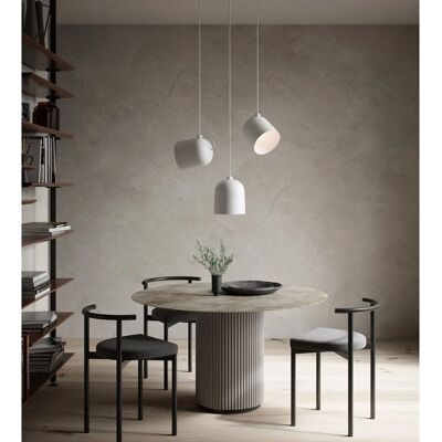 Nordlux Angle Pendant Ceiling Light - E27, White/Telegrey, Adjustable Nordlux Angle Pendant Ceiling Light - E27, White/Telegrey, Adjustable