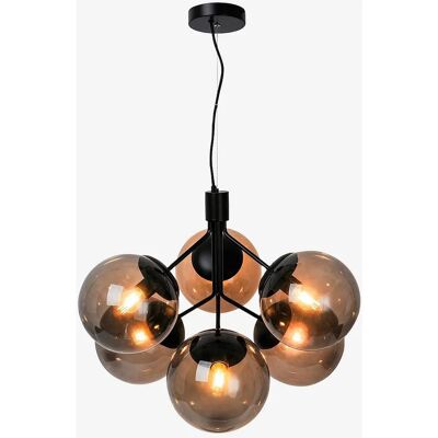 Nordlux Ivona 6-Ljus Pendellampa - Modern Glas Chandelier Nordlux Ivona 6-Ljus Pendellampa - Modern Glas Chandelier