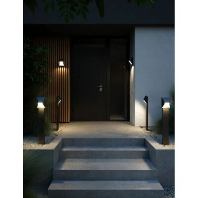 Nordlux Pontio Udendørs Bænkelygte - IP54 GU10 - Sort Arkitektonisk Design Nordlux Pontio Udendørs Bænkelygte - IP54 GU10 - Sort Arkitektonisk Design
