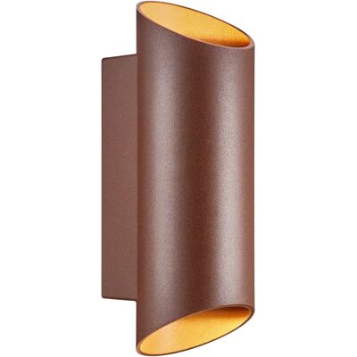 Nordlux Nico Runder 22 Außenwandleuchte IP54 GU10 Aluminium Rust Nordlux Nico Runder 22 Außenwandleuchte IP54 GU10 Aluminium Rust