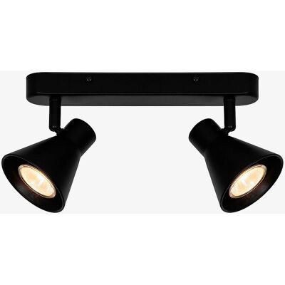 Nordlux Eik Ceiling Spotlight - Adjustable, Contemporary, Black Nordlux Eik Ceiling Spotlight - Adjustable, Contemporary, Black