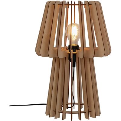 Lampe de Table en Bois Nordlux Groa - Finition Naturelle - Lampe de Table Lampe de Table en Bois Nordlux Groa - Finition Naturelle - Lampe de Table