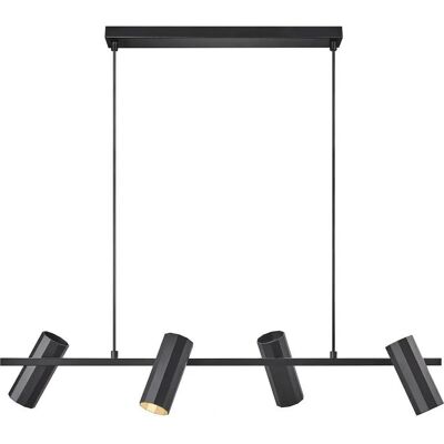 Nordlux Alanis Hängeleuchte - Schwarz - 90cm Länge - Für Ess- & Küchenbereiche Nordlux Alanis Hängeleuchte - Schwarz - 90cm Länge - Für Ess- & Küchenbereiche