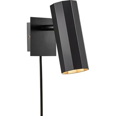 Nordlux Alanis Schwarze Wandleuchte - Modernes skandinavisches Design Nordlux Alanis Schwarze Wandleuchte - Modernes skandinavisches Design