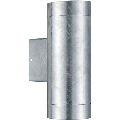 Nordlux Gegalvaniseerde Up Down Wandlamp - Buitenverlichting Nordlux Gegalvaniseerde Up Down Wandlamp - Buitenverlichting