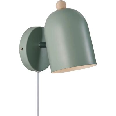 Nordlux Gaston Dusty Green Nástěnné a stropní svítidlo - Dřevo a Kov - 15W - IP20 Nordlux Gaston Dusty Green Nástěnné a stropní svítidlo - Dřevo a Kov - 15W - IP20