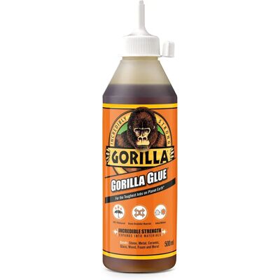 Gorilla Waterproof Polyurethane Adhesive - 500ml Gorilla Waterproof Polyurethane Adhesive - 500ml