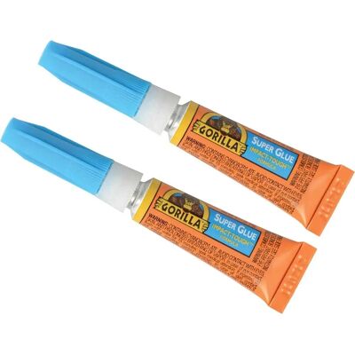 Gorilla Glue Gorilla Superglue - Impact-Resistant, Fast-Setting 3g Pack Gorilla Glue Gorilla Superglue - Impact-Resistant, Fast-Setting 3g Pack