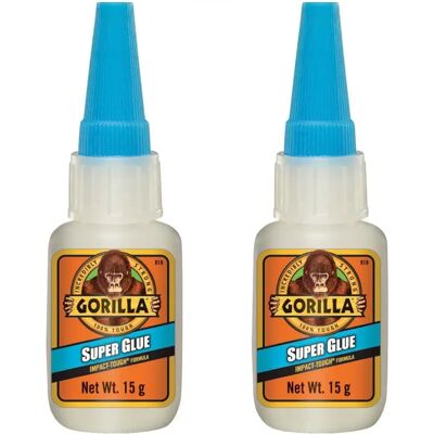 Gorilla Gorilla Superglue 15g - Impact-Resistant Adhesive Gorilla Gorilla Superglue 15g - Impact-Resistant Adhesive