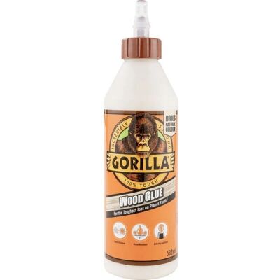 Gorilla Glue Wood White Glue 532 ml - Wood Glue Gorilla Glue Wood White Glue 532 ml - Wood Glue