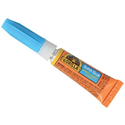 Gorilla Glue Gorilla Super Glue - Impact-Resistant - 3g - Super Glue Gorilla Glue Gorilla Super Glue - Impact-Resistant - 3g - Super Glue