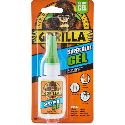Gorilla Superglue Gel - Strong Bond - 15g - Superglue Gorilla Superglue Gel - Strong Bond - 15g - Superglue