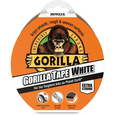 Gorilla Gorilla Klebeband Weiß - 48mm x 27m Gorilla Gorilla Klebeband Weiß - 48mm x 27m