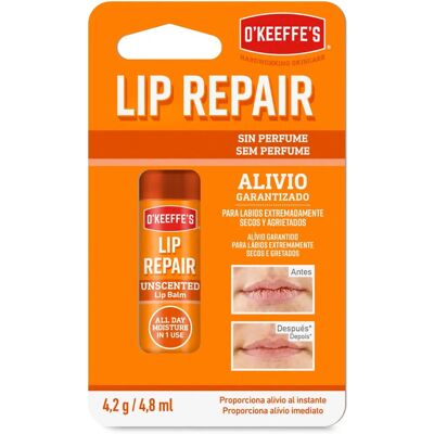 O'Keeffe's Reparación de labios sin perfume - Bálsamo labial para labios secos O'Keeffe's Reparación de labios sin perfume - Bálsamo labial para labios secos