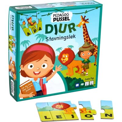Barbo Toys 5803 Puzzle - Tierbuchstaben-Spiel Barbo Toys 5803 Puzzle - Tierbuchstaben-Spiel
