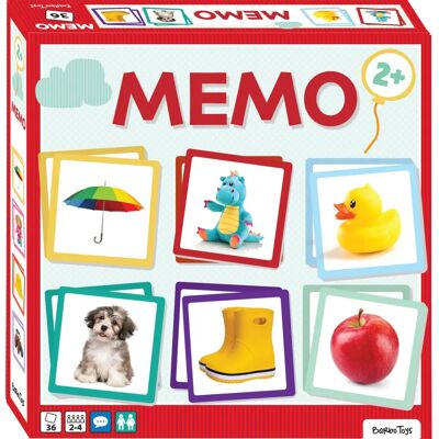 Barbo Toys Mon Premier Memo - Jeu de mémoire - Publicité Barbo Toys Mon Premier Memo - Jeu de mémoire - Publicité